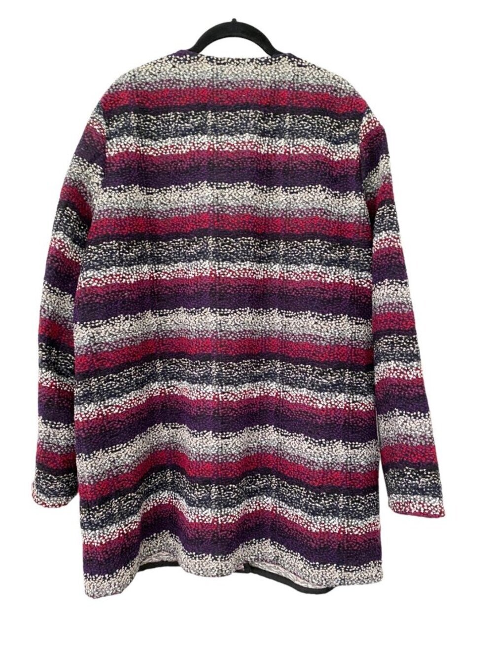 Marina Rinaldi Multicolor Stripe Textured Jacket - Picture 5 of 5